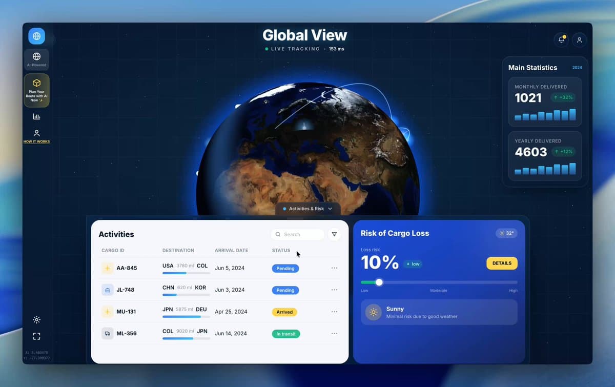 GLM-5.2 Logistics Dashboard