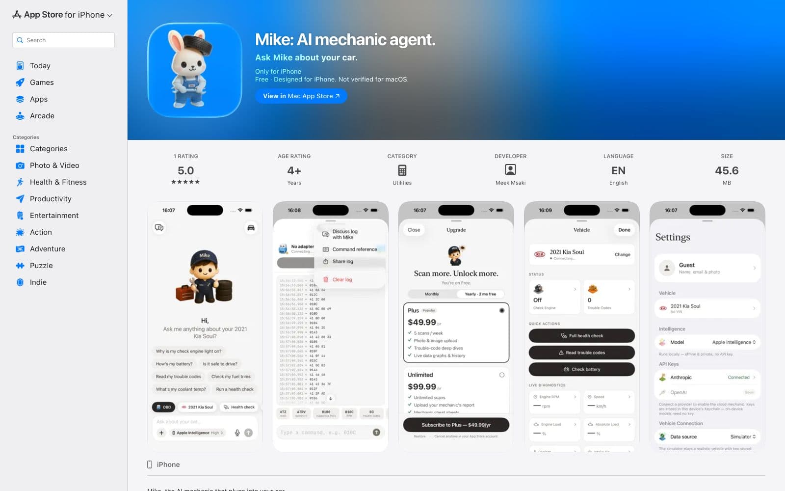 Mike: AI Mechanic Agent