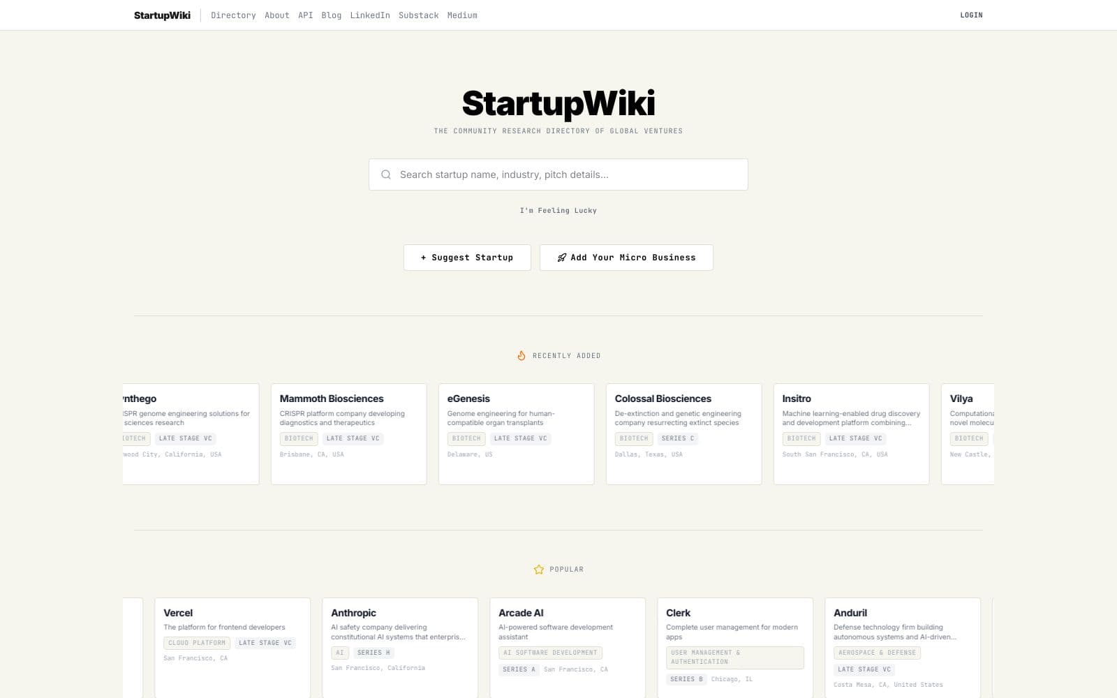 StartupWiki