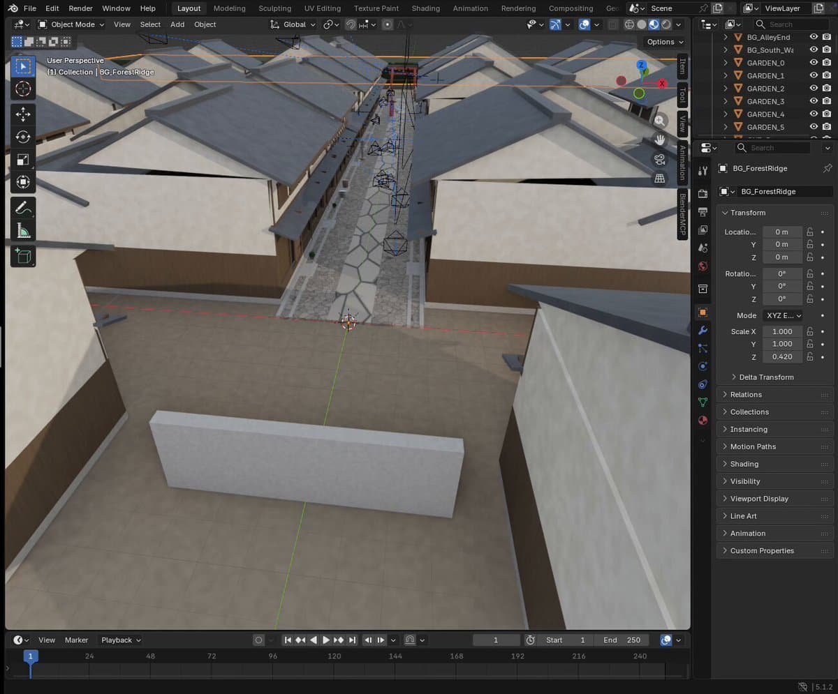 Fable 5 Blender 3D Environment